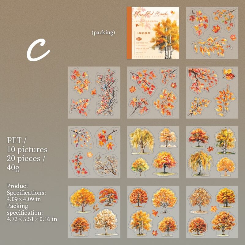 Tree and Branches Series Sticker Book