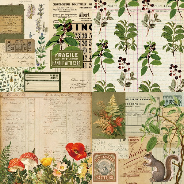    VintageForest-Paper-Scrapbook