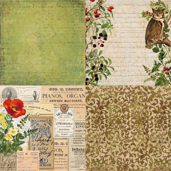 VintageForest-Paper-Scrapbooking