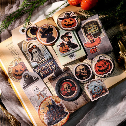 Vintage Halloween PVC stickers