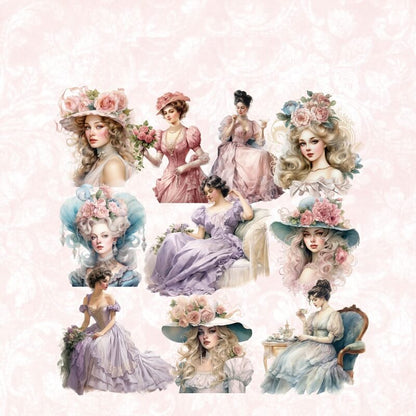 VintagePrincess-Stickers-Scrapbooking