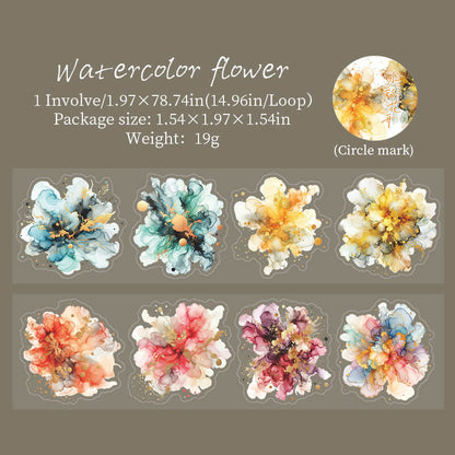 Watercolorflowers-Tape-Scrapbooking