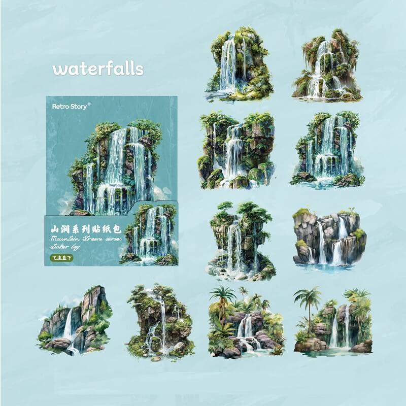 Waterfalls-Stickers-Scrapbooking