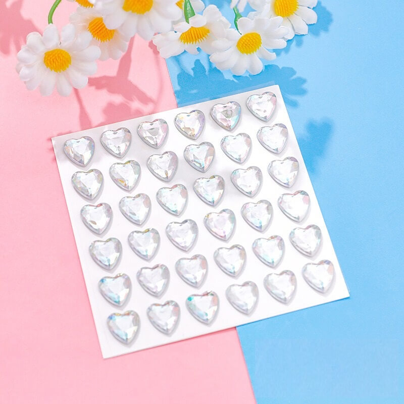 Dazzling Colorful Love Diamond Stickers