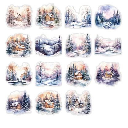 WinterCottage-Stickers