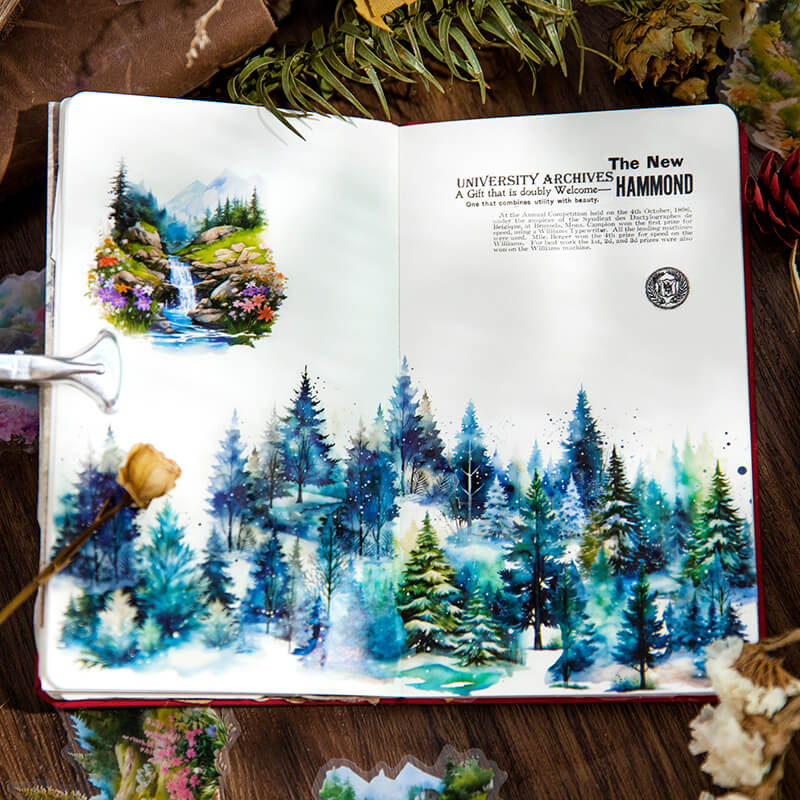 WinterForest-Stickers-Scrapbooking