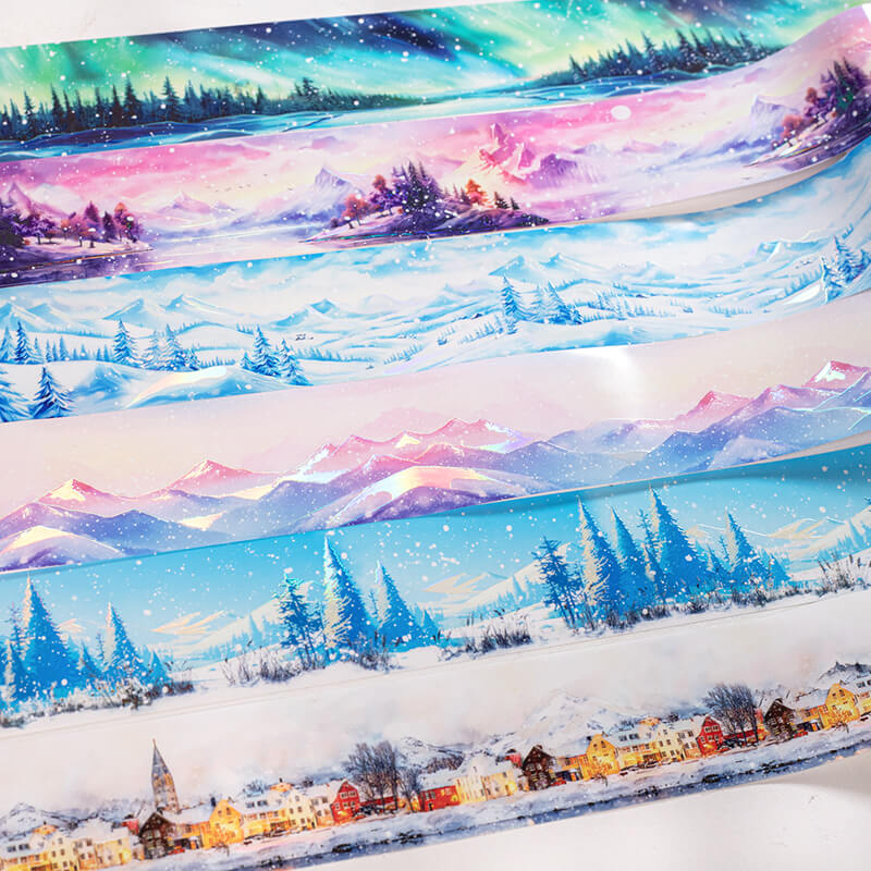 WinterIridescentLandscape-Tape-Scrapbooking-1