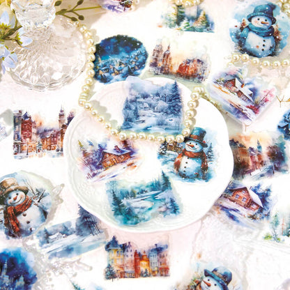 WinterScenery-Stickers-Scrapbooking