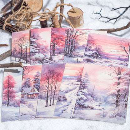 WinterSnowScene-Paper-Scrapbooking-4