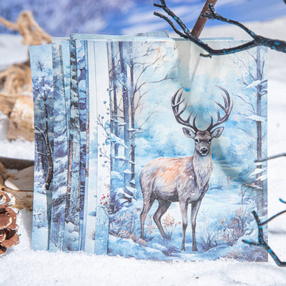 WinterSnowScene-Paper-Scrapbooking-5