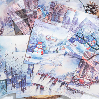 WinterSnowScene-Paper-Scrapbooking-6