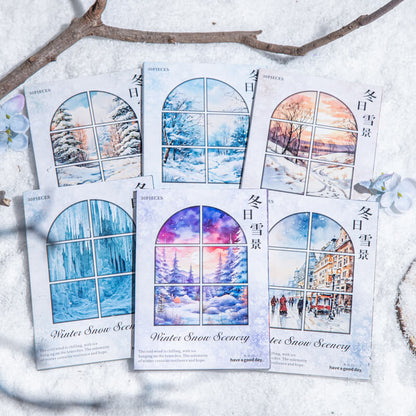 WinterSnowScene-Paper-Scrapbooking_-11