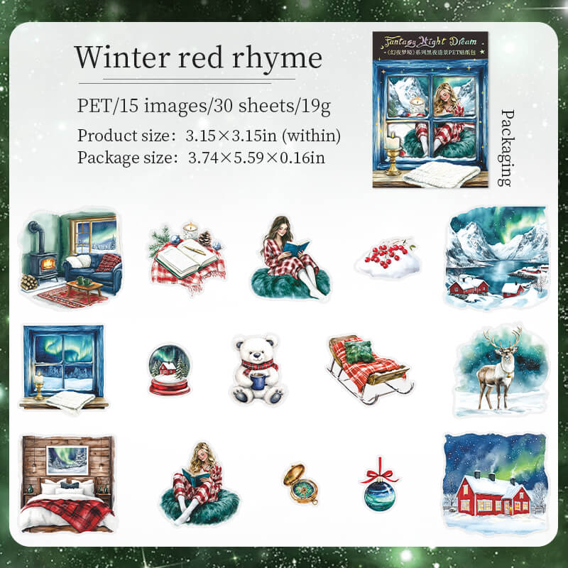 Winterredrhyme-Stickers-Scrapbooking