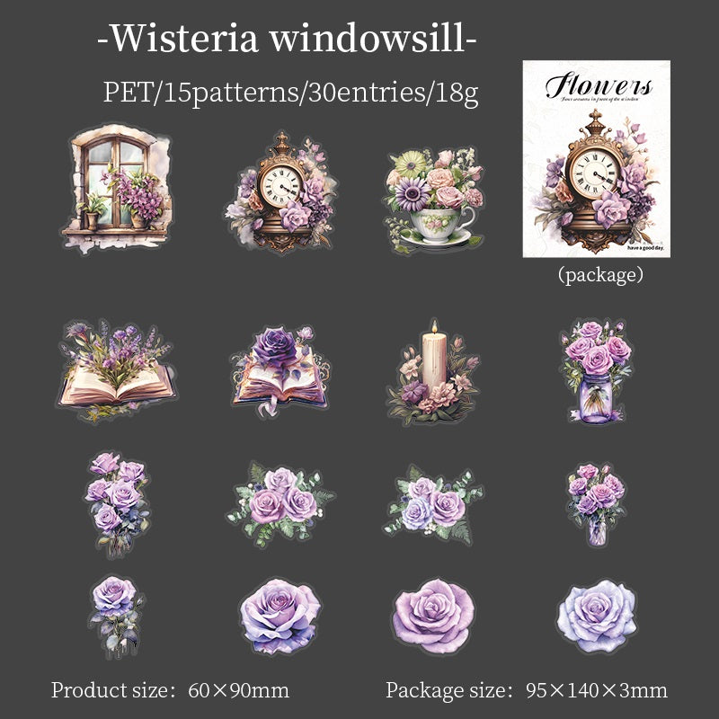 Window Seasons Series Stickers