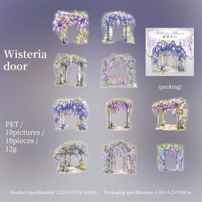 WisteriaDoor-Stickers-Scrapbooking