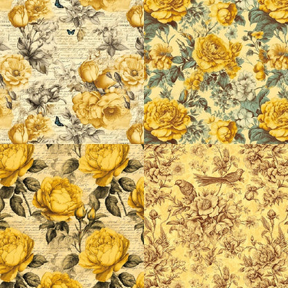    YellowFlower-PaperScrapbooking