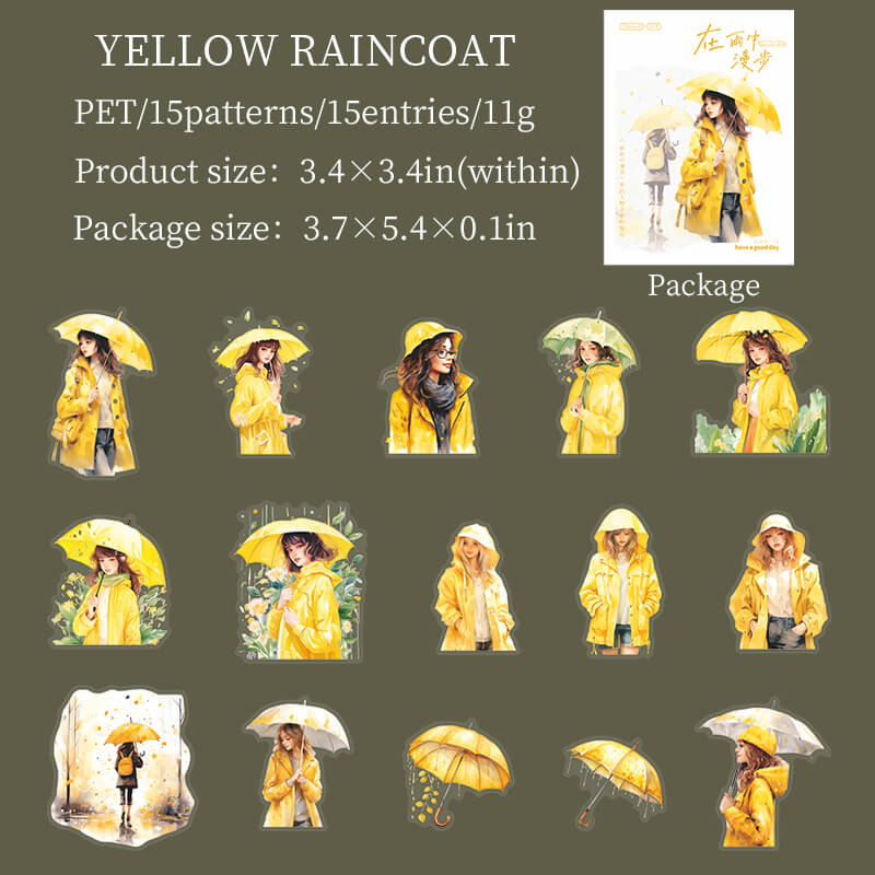 YellowRaincoat-Stickers-Scrapbooking