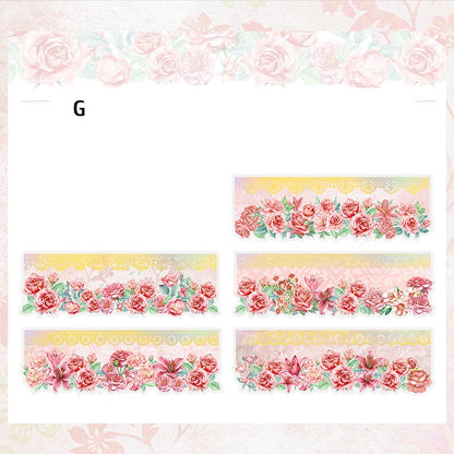 Lace romantic stickers