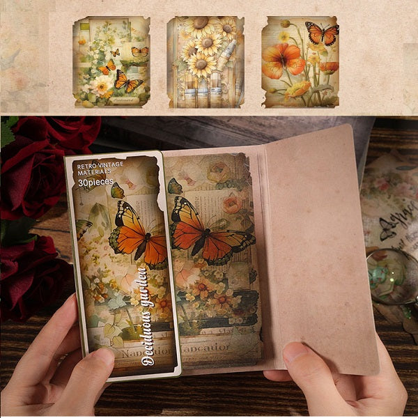butterfly-and-flower-paper-scrapbook