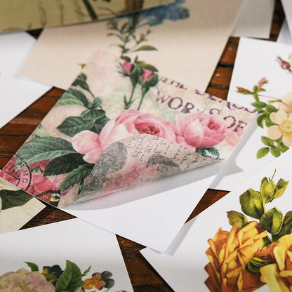 Vintage Beautiful Flower Paper