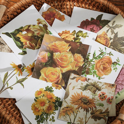 Vintage Beautiful Flower Paper