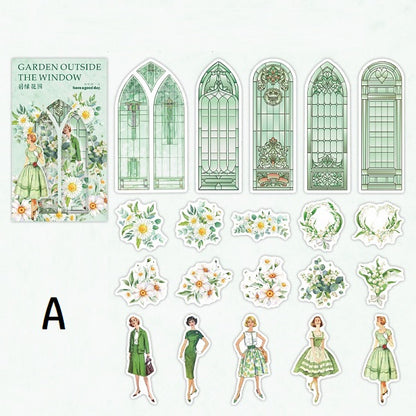 Vintage Garden Sticker Pack