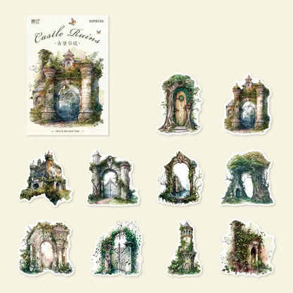 Castle Ruins Stickers