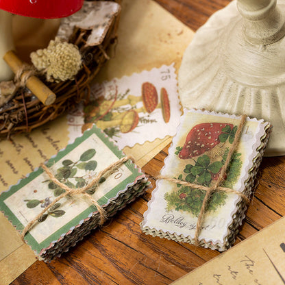 Vintage stamp stickers