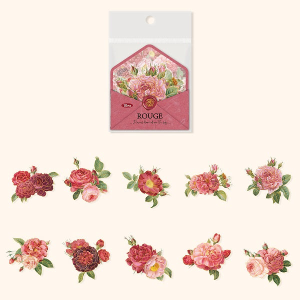 Stamping Flower Stickers